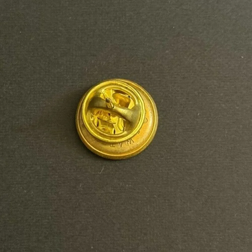Vintage Pullman Waterbury Connecticut Train Snap Button Lapel Pin
